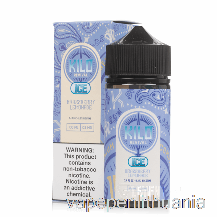 Ledinis Brazzberry Limonadas - Kilo Revival - 100ml 0mg Vape Skystis